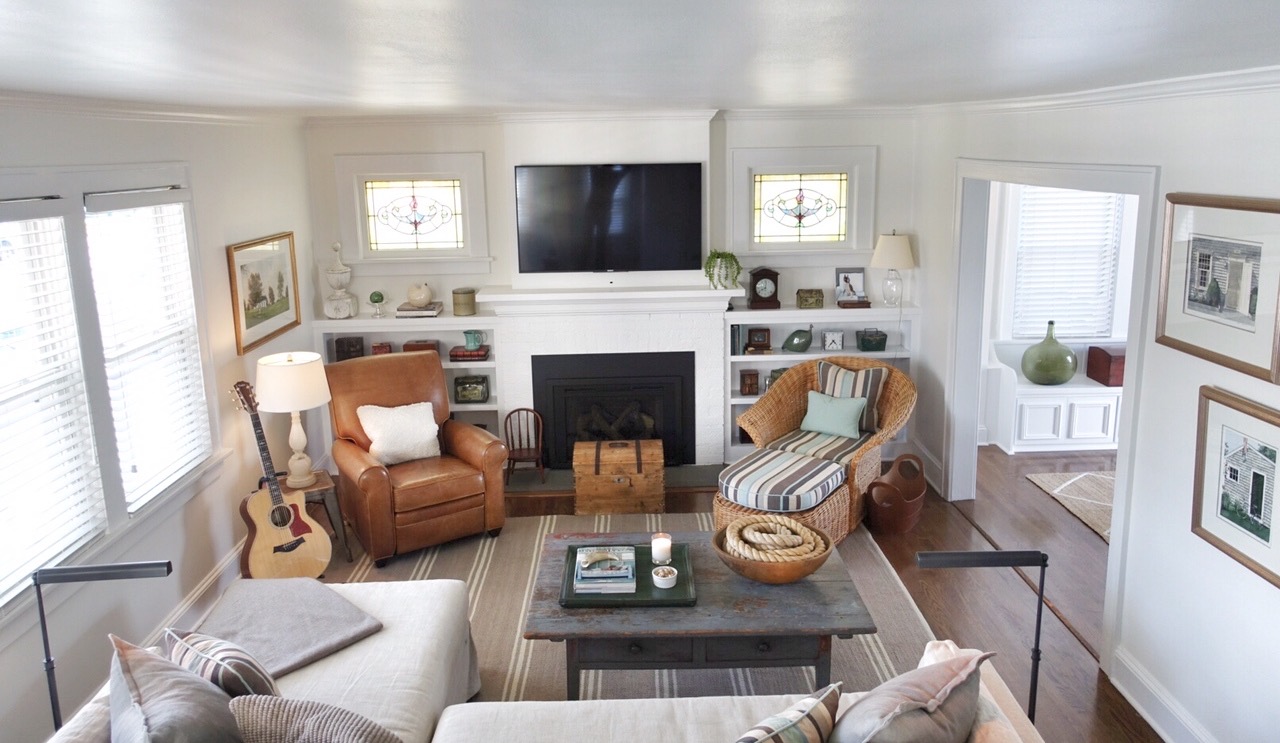 Beach house living room