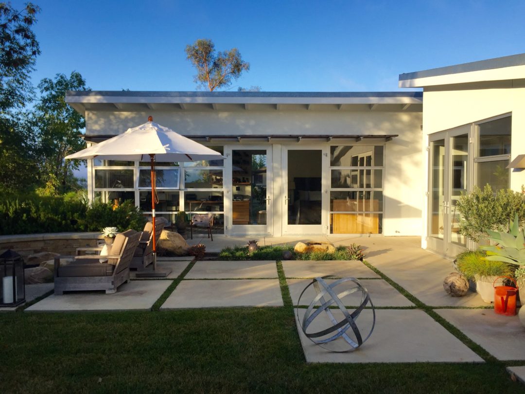 Little Glass House Patio in the afternoon