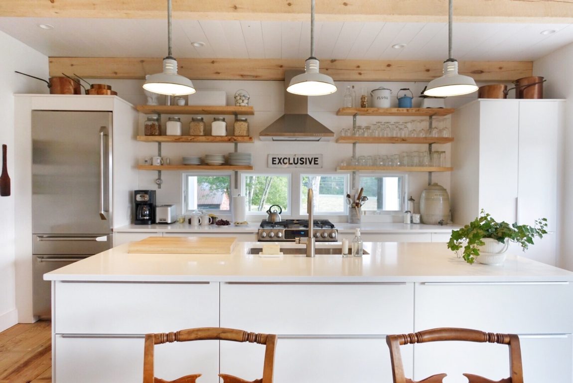 Vermont farmhouse kitchen