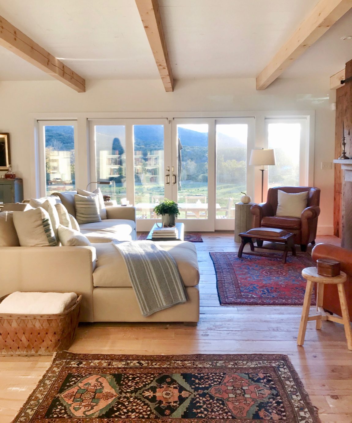 Vermont Farmhouse great room